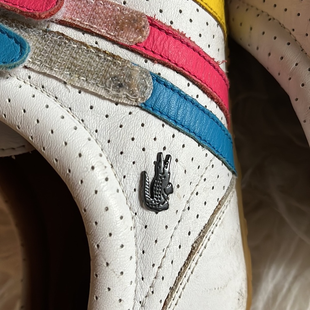 Vintage Lacost Sneakers Rainbow - Picture 6 of 10